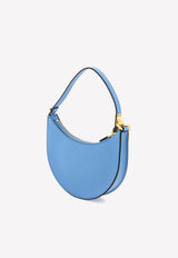 Valentino Mini VLogo Hobo Bag in Grained Leather Blue 2W2P0W19RQR 097