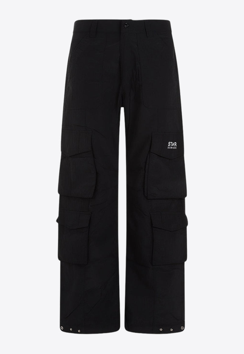 Wide-Leg Cargo Pants