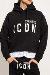 Logo-Print Drawstring Hoodie