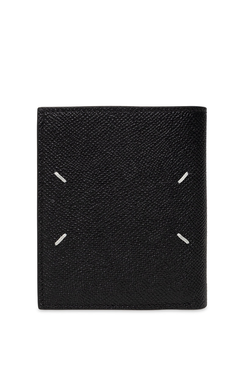 Four-Stitch Leather Wallet