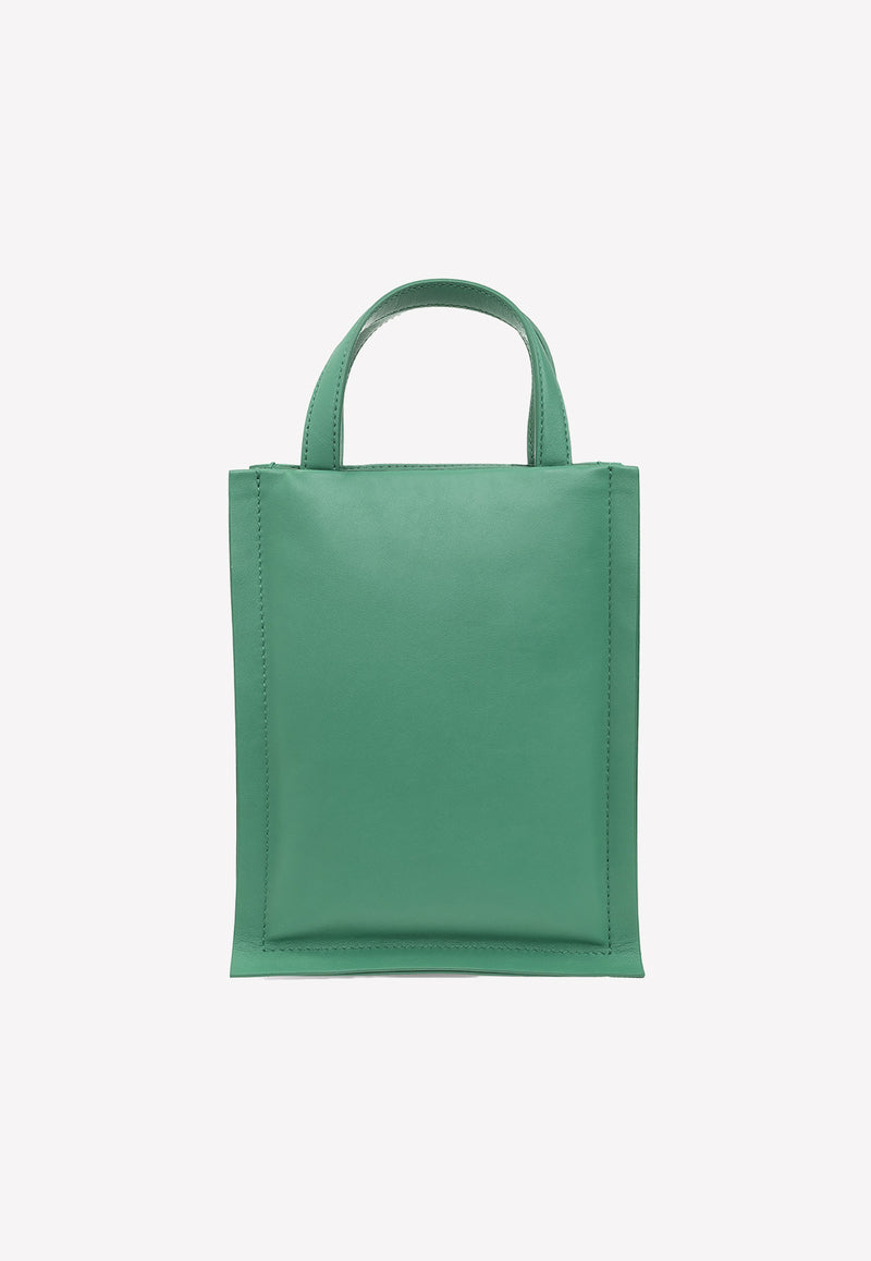 Salvatore Ferragamo Mini Viva Top Handle Bag in Calf Leather Emerald 212988 VIVA MINI 758967 EMERALD