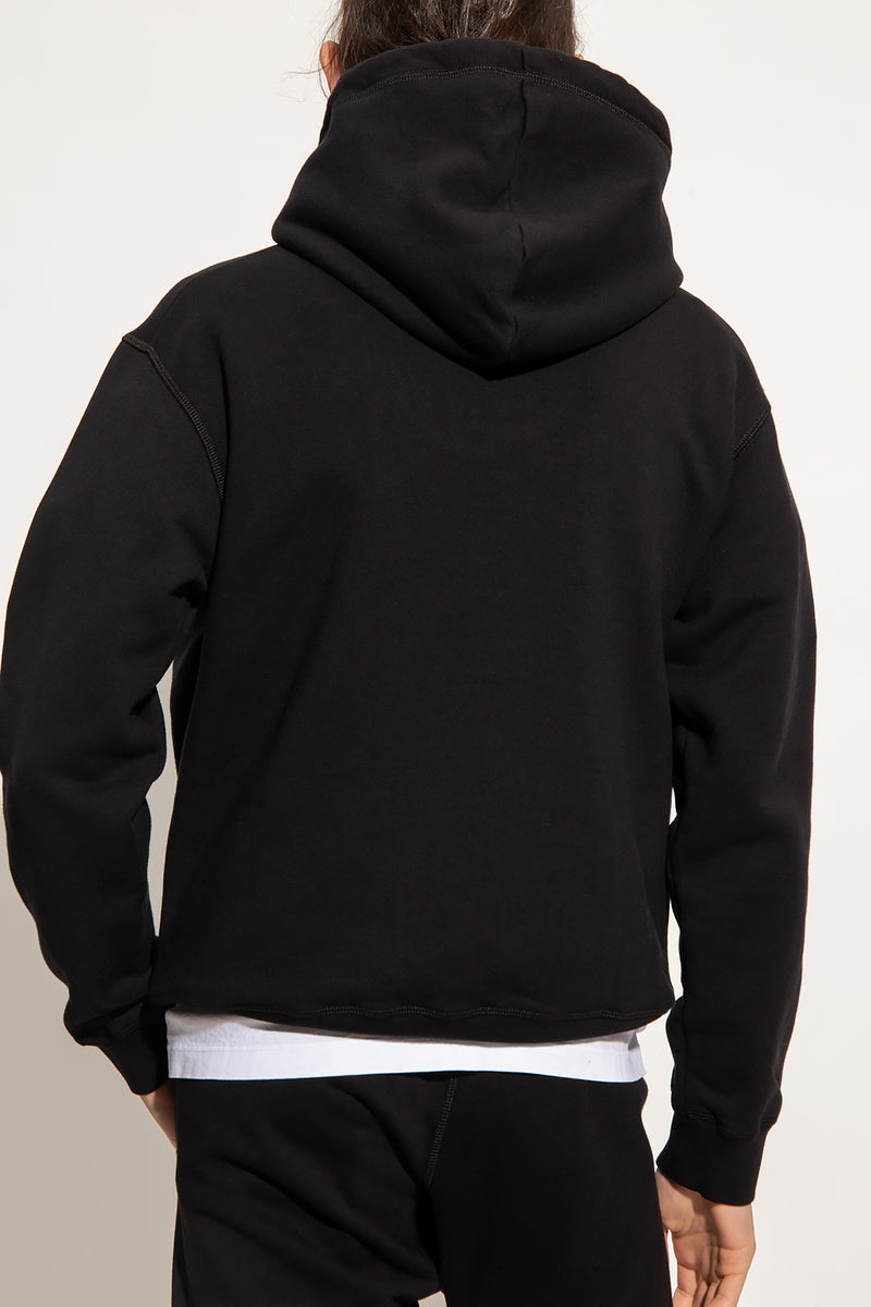 Logo-Print Drawstring Hoodie