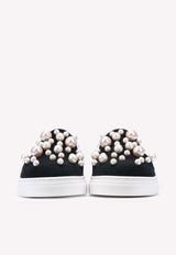 Alex Pearl Embellished Sneakers