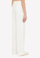 Stella McCartneyHigh-Waisted Wide-Leg Pants6400483AU354/M_STELL-9200Cream