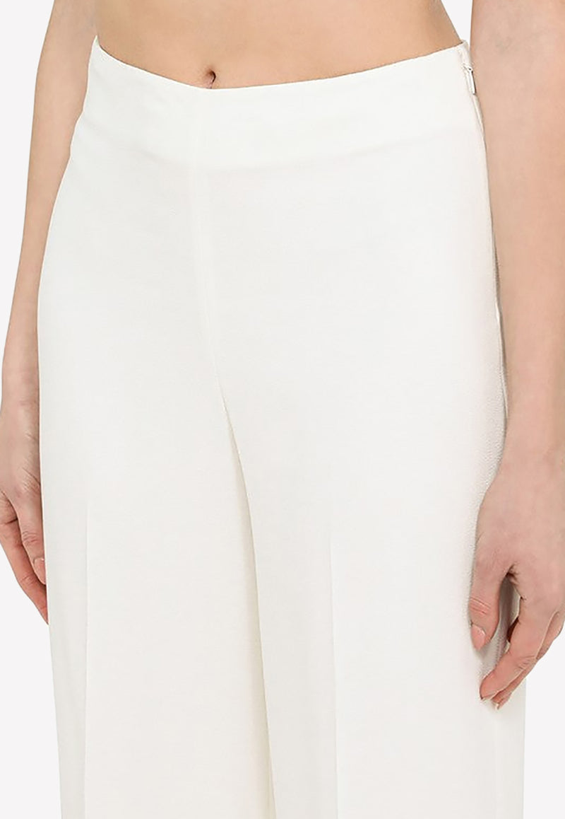 Stella McCartneyHigh-Waisted Wide-Leg Pants6400483AU354/M_STELL-9200Cream