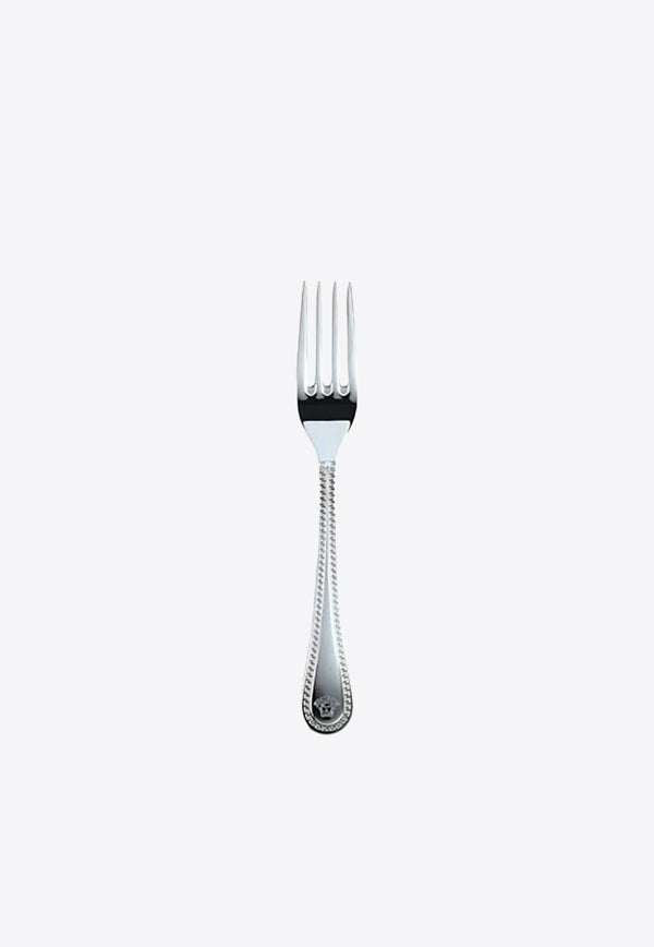 Versace Home Collection Greca Stainless Steel Dessert Fork by Rosenthal Silver 69178-130955-75026