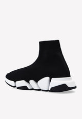 Balenciaga Speed 2.0 Stretch Knit Sneakers 617239 W2DB2-1015 Black