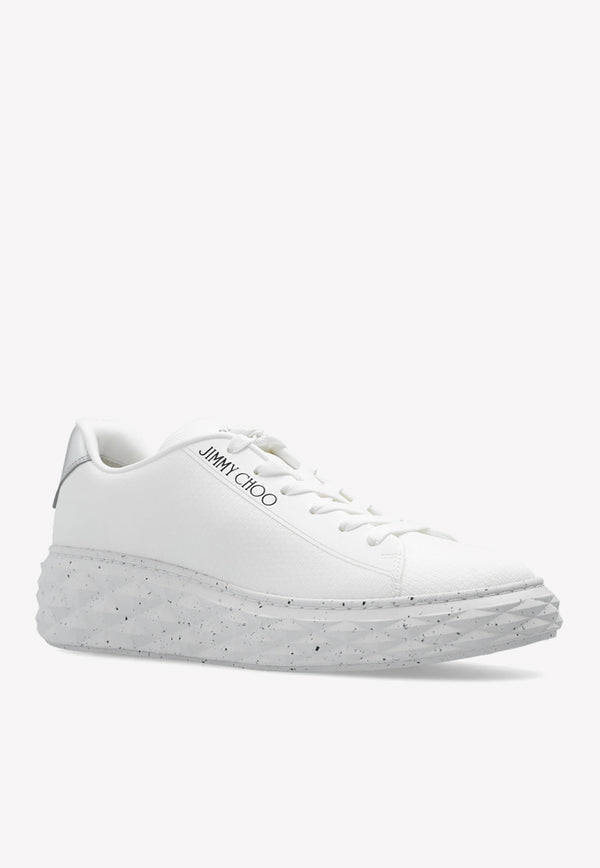 Jimmy Choo Diamond Light Maxi Low-Top Sneakers White DIAMOND L MAXI/F MYU V WHITE