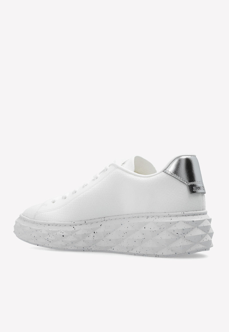 Jimmy Choo Diamond Light Maxi Low-Top Sneakers White DIAMOND L MAXI/F MYU V WHITE