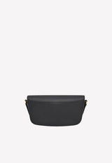 Salvatore Ferragamo Small Trapezio Crossbody Bag in Calf Leather Black 212916 TRAPEZIO EW 759141 NERO