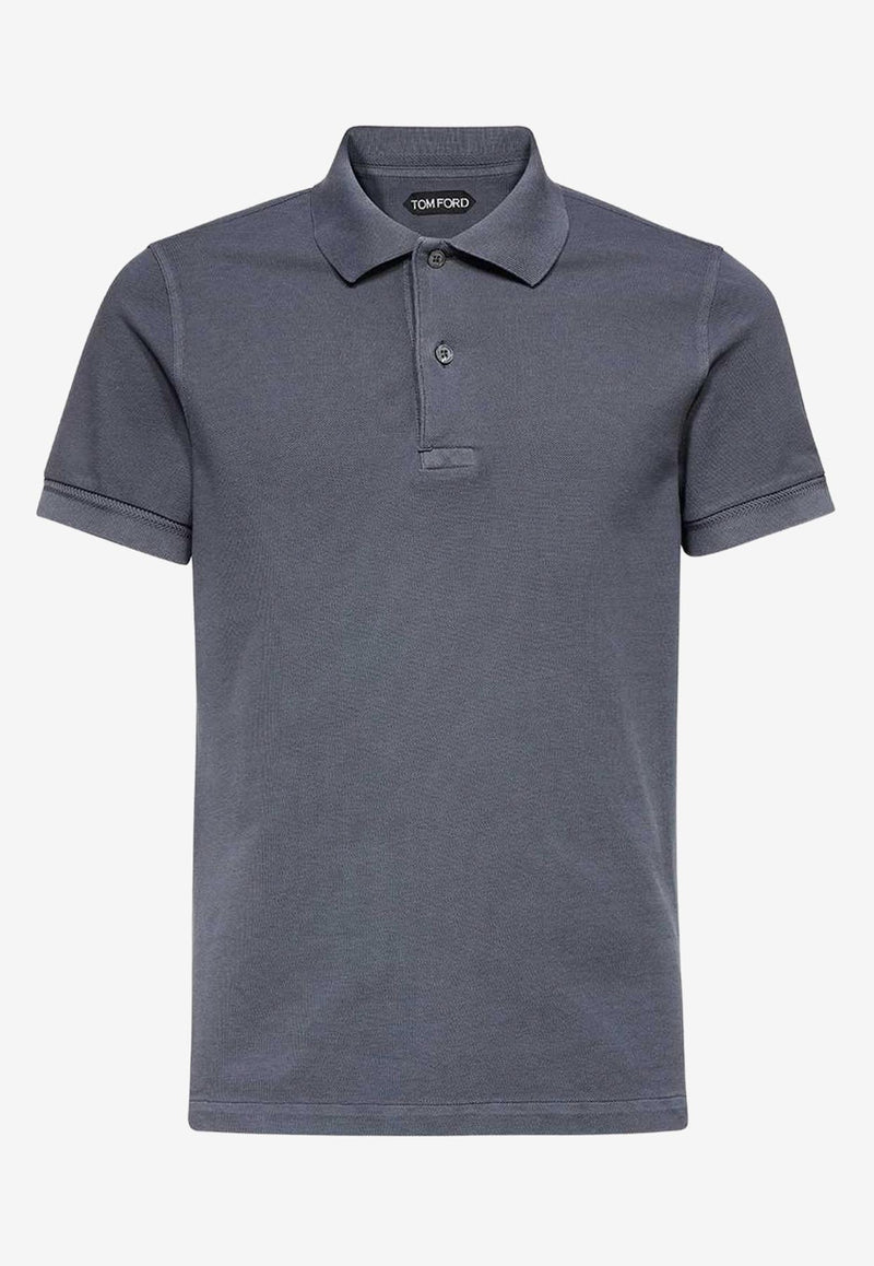 Tom Ford Classic Polo T-shirt Blue JPS002-JMC007S23 HB722