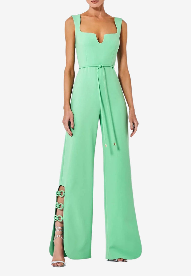 Zila Interlock Chain Jumpsuit Alexis Green