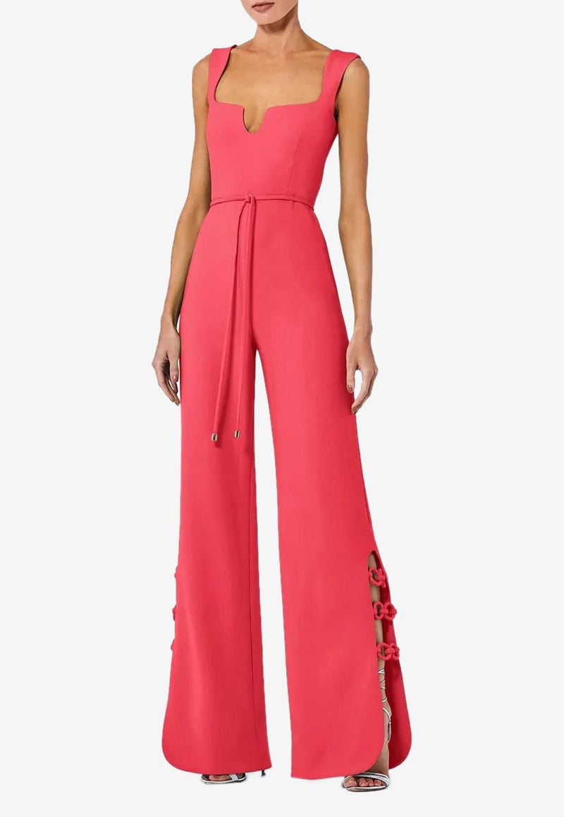 Zila Interlock Chain Jumpsuit Alexis Pink