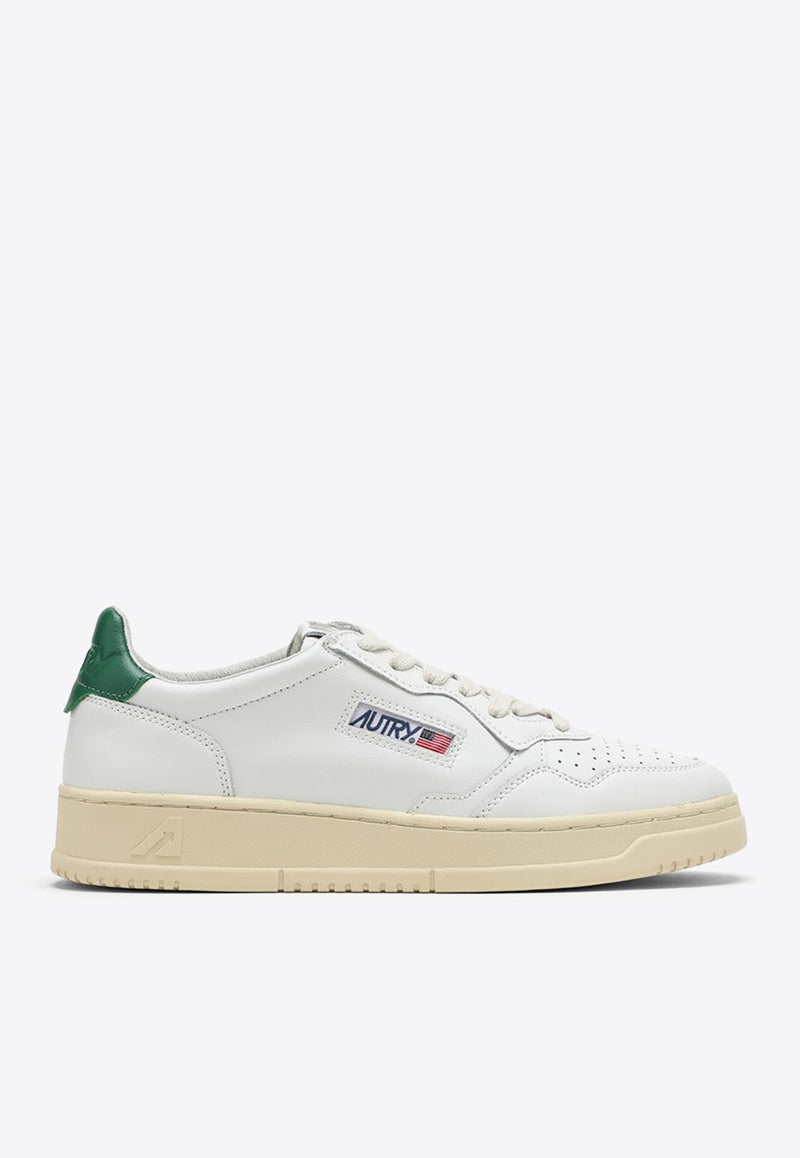 Autry Medalist Leather Low-Top Sneakers White AULWLL20/M