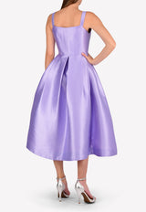 Alex Perry Purple Alicia A-line Dress with Pockets D159-Alicia-Lilac