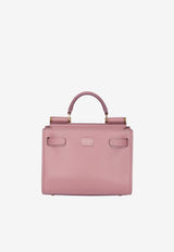 Dolce 
Gabbana Mini Sicily 62 Top Handle Bag in Calf Leather BB6836 AV385 80472 Pink