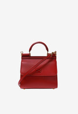 Dolce 
Gabbana Mini Sicily 58 Top Handle Bag in Calf Leather BB6846 AV385 87124 Red