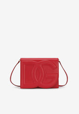 Dolce 
Gabbana DG Logo Crossbody Bag in Calf Leather BB7287 AW576 8X052 Red