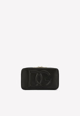 Dolce 
Gabbana Small Logo Camera Bag in Calf Leather Black BB7289 AW576 80999