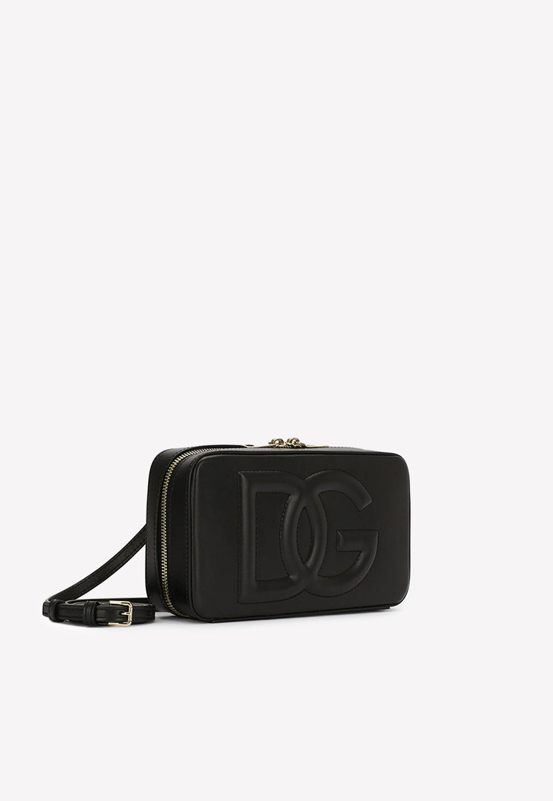 Dolce 
Gabbana Small Logo Camera Bag in Calf Leather Black BB7289 AW576 80999