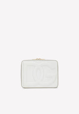 Dolce 
Gabbana Medium Logo Camera Bag in Calf Leather White BB7290 AW576 80002