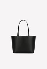 Dolce 
Gabbana Small DG Embossed Tote Bag in Calf Leather Black BB7337 AW576 80999