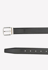 Dolce 
Gabbana Square-Buckle Leather Belt Black BC4703 AD558 80999