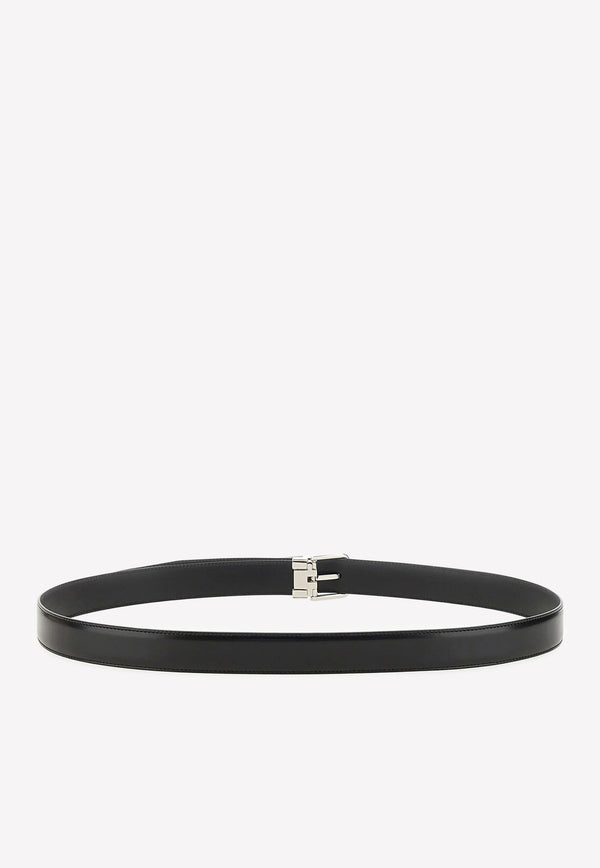 Dolce 
Gabbana Square-Buckle Leather Belt Black BC4703 AD558 80999