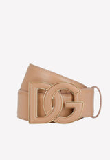 Dolce 
Gabbana DG Logo Belt in Calf Leather Blush BE1503 AW576 80404