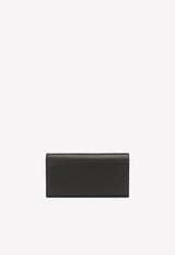 Dolce 
Gabbana Logo Plate Wallet in Calf Leather Black BI0087 AO049 80999