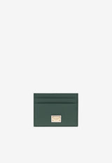 Dolce 
Gabbana Calfskin Cardholder with DG Logo Green BI0330 A1001 87399