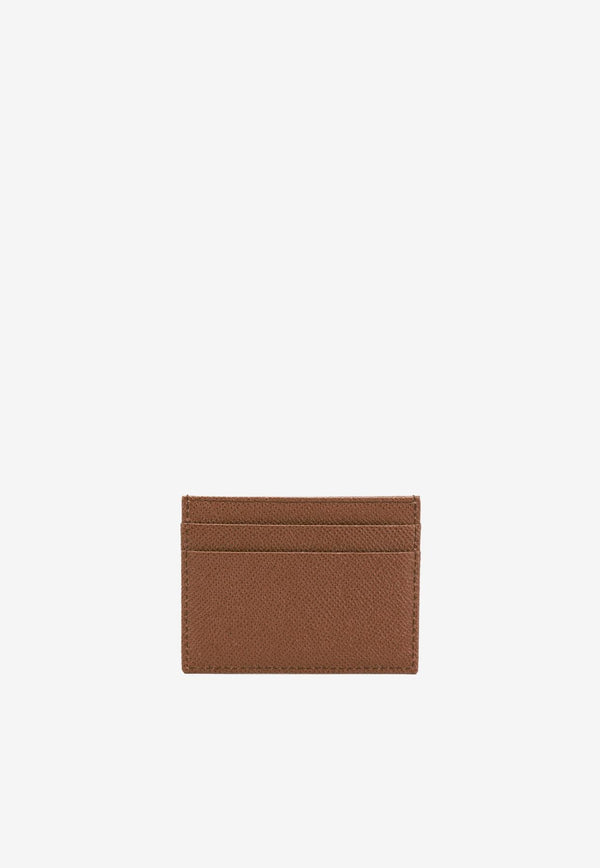 Dolce 
Gabbana Calfskin Cardholder with DG Logo Brown BI0330 A1001 8M417