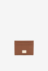 Dolce 
Gabbana Calfskin Cardholder with DG Logo Brown BI0330 A1001 8M417