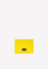 Dolce 
Gabbana Dauphine Leather Cardholder Yellow BI0330 A1001 80203