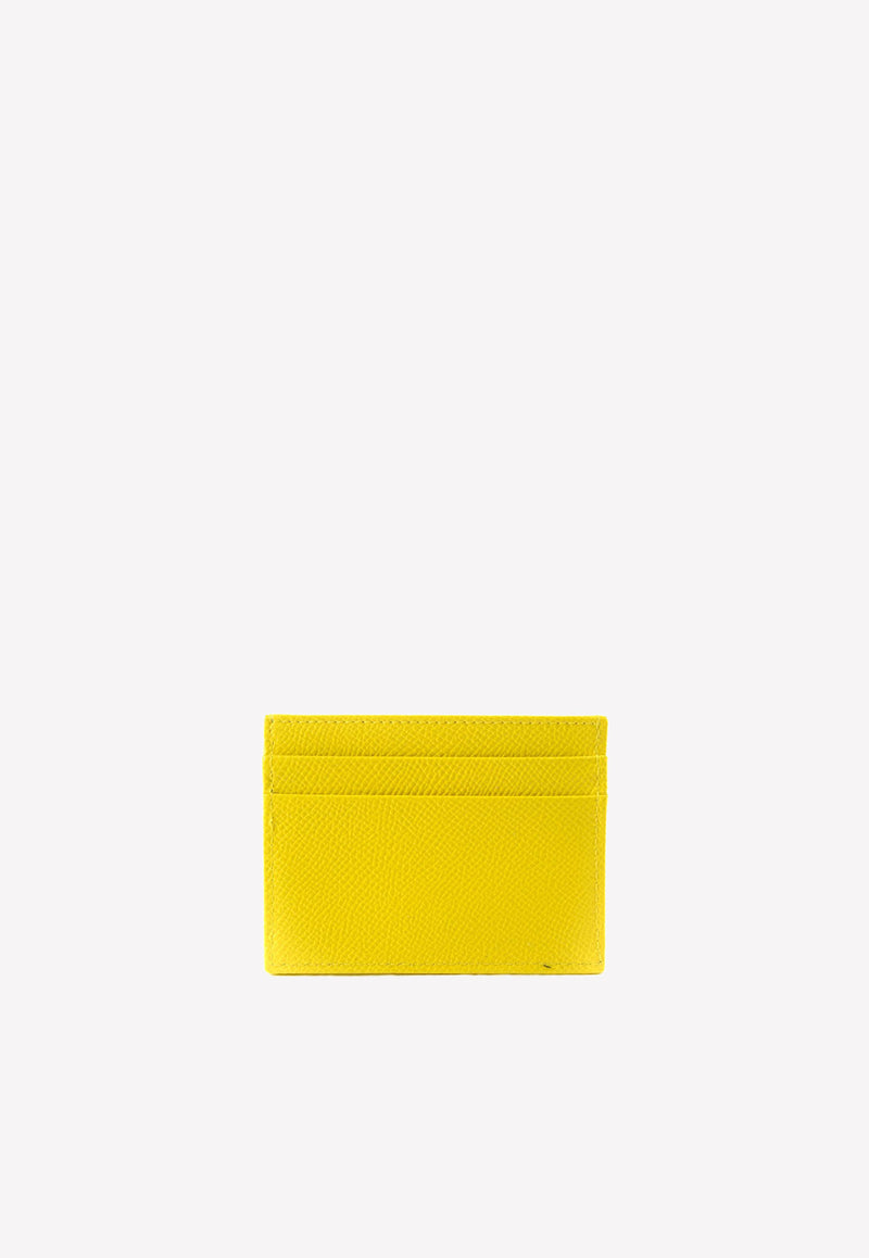 Dolce 
Gabbana Dauphine Leather Cardholder Yellow BI0330 A1001 80203