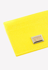 Dolce 
Gabbana Dauphine Leather Cardholder Yellow BI0330 A1001 80203