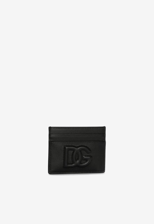 Dolce 
Gabbana DG Logo Leather Cardholder BI0330 AG081 80999 Black