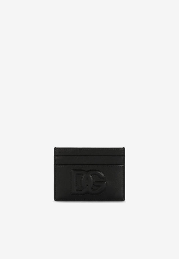 Dolce 
Gabbana DG Logo Leather Cardholder BI0330 AG081 80999 Black