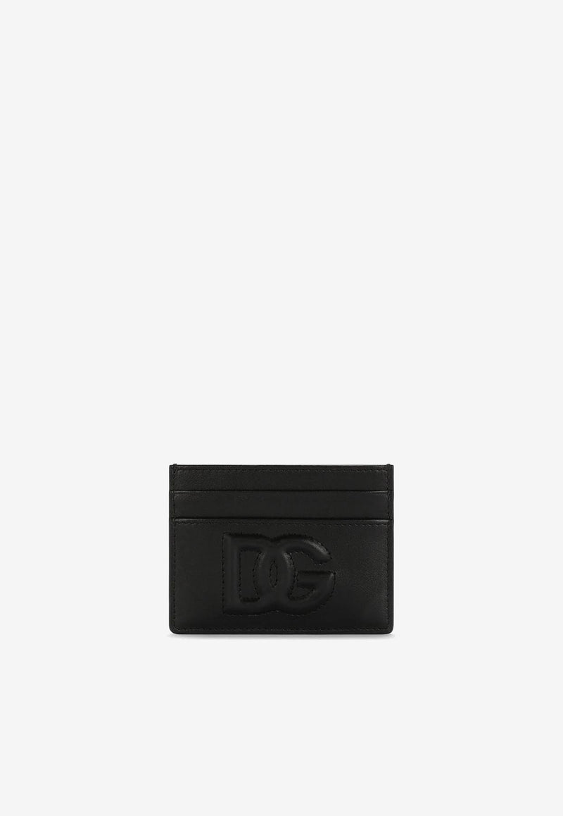 Dolce 
Gabbana DG Logo Leather Cardholder BI0330 AG081 80999 Black