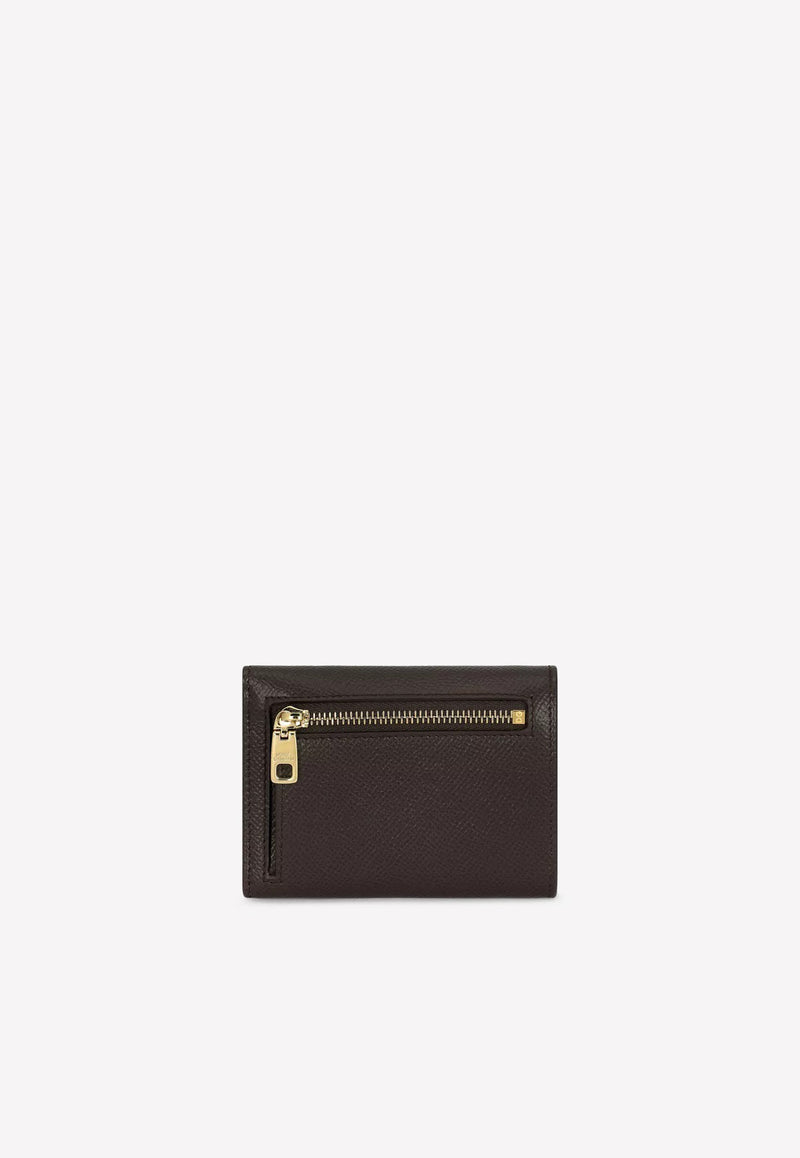 DG Logo Wallet in Calfskin