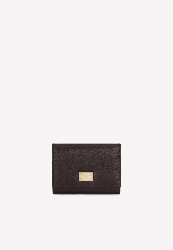 DG Logo Wallet in Calfskin