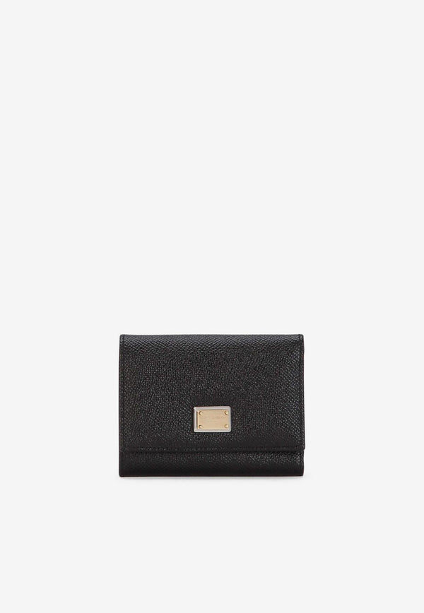 Dolce 
Gabbana Dauphine Calfskin Wallet with DG Logo BI0770 A1001 80999