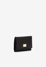 Dolce 
Gabbana Dauphine Calfskin Wallet with DG Logo BI0770 A1001 80999