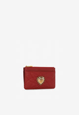 Dolce 
Gabbana Medium Devotion Cardholder BI1261 AV967 87124 Red