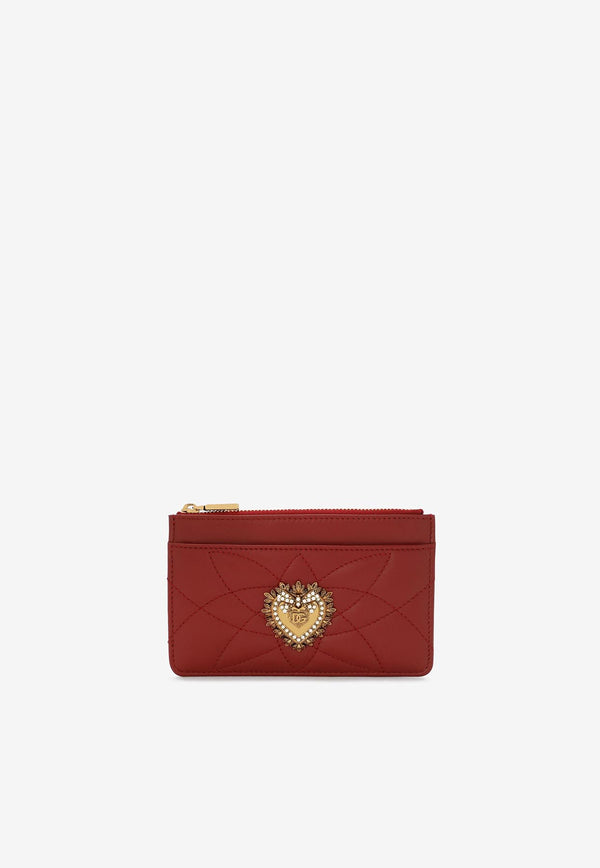 Dolce 
Gabbana Medium Devotion Cardholder BI1261 AV967 87124 Red