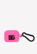 Dolce 
Gabbana AirPods Pro DG Logo Rubber Case Fuchsia BI3106 AW401 8P748