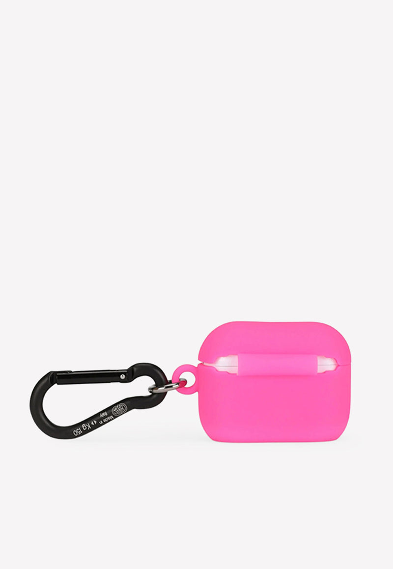 Dolce 
Gabbana AirPods Pro DG Logo Rubber Case Fuchsia BI3106 AW401 8P748