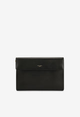 Dolce 
Gabbana Mediterraneo Clutch in Calf Leather Black BM1586 AC954 80999