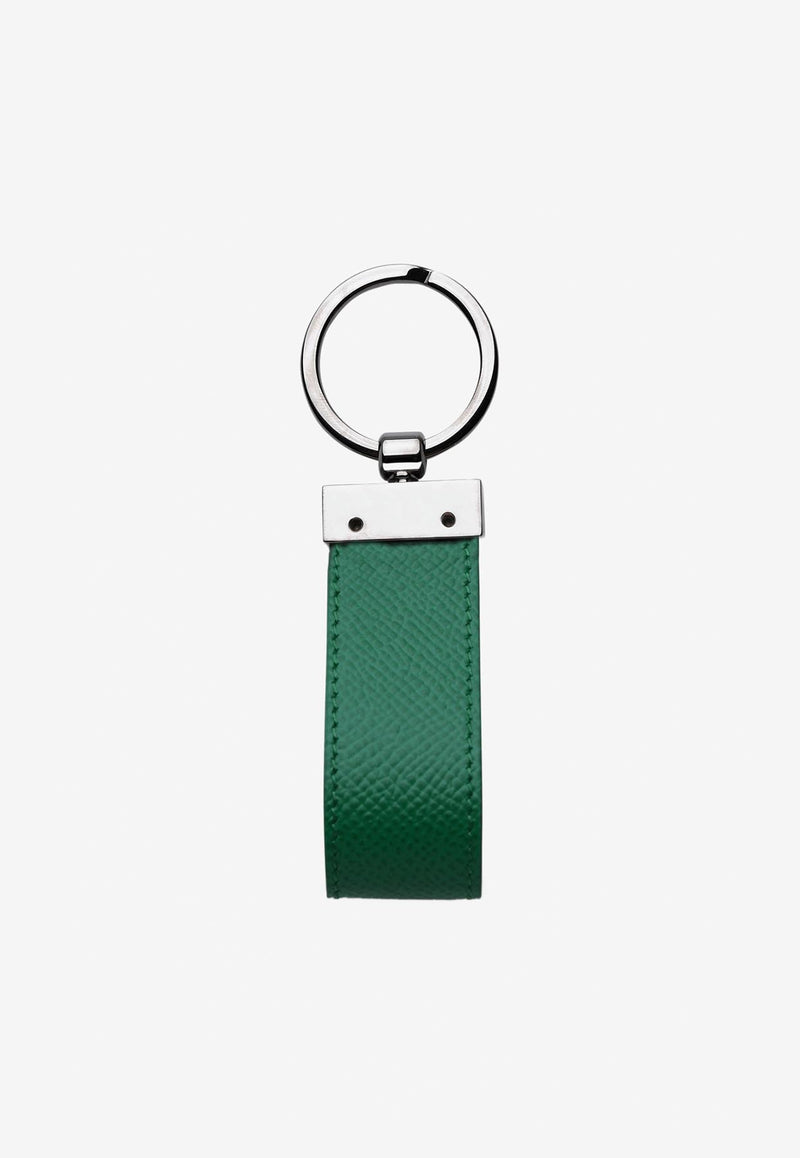 Dolce 
Gabbana Logo Leather Key Ring Green BP1371 AZ602 87521