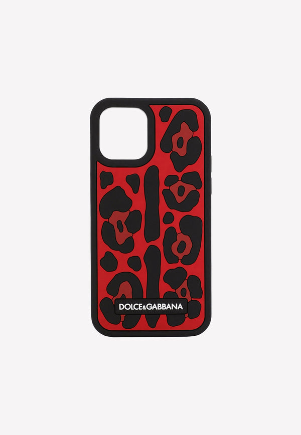 Dolce 
Gabbana iPhone 12 Pro Animal Print Cover in Silicon Multicolor BP2907 AO995 HR3LS